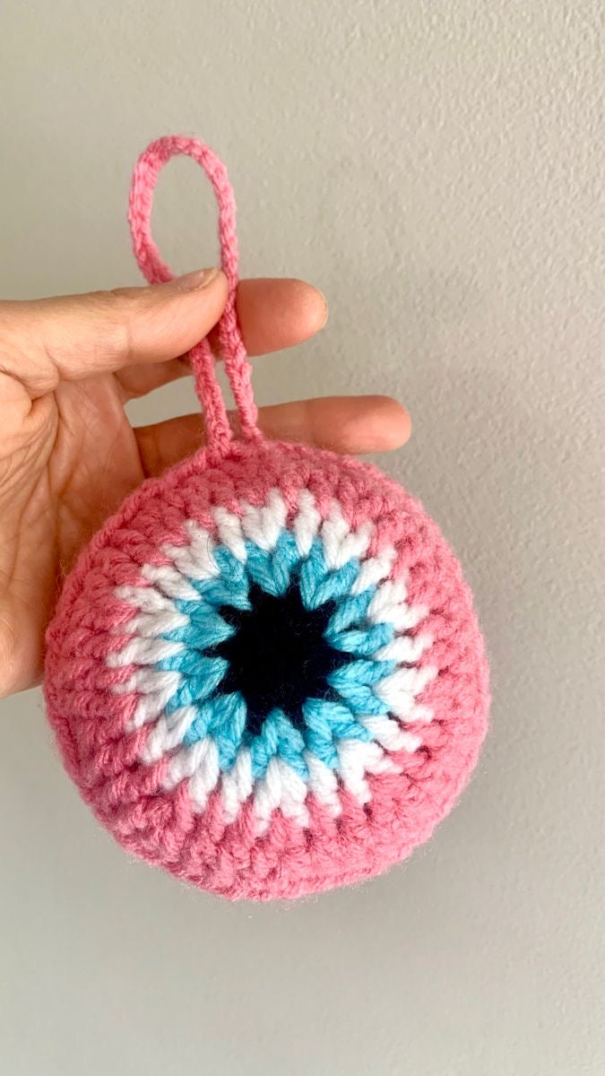 Evil eye keychain