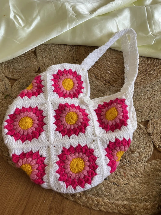 Raspberry tote bag