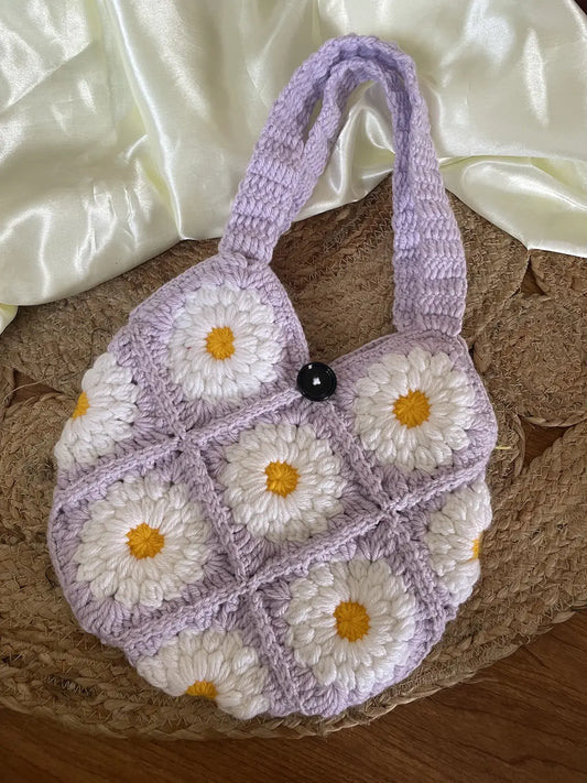 Lavender Daisy Bag