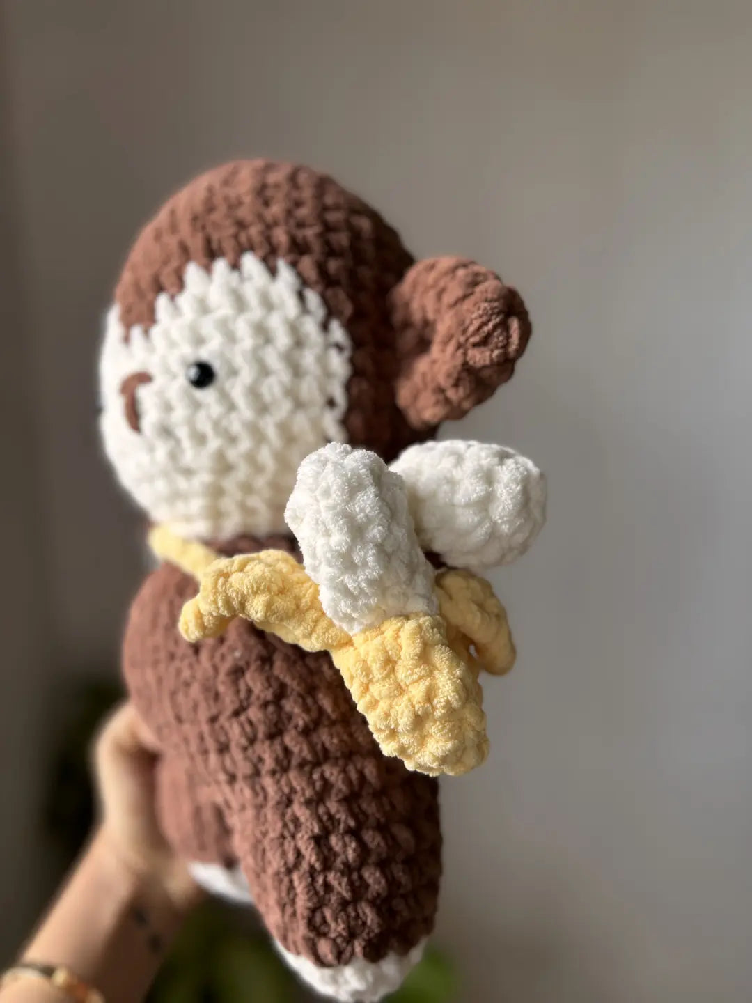 Monkey plushie